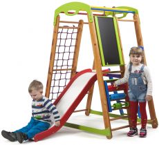 Дитячий спортивний куточок SportBaby Кроха 2 Plus 3, Сосна-Бук